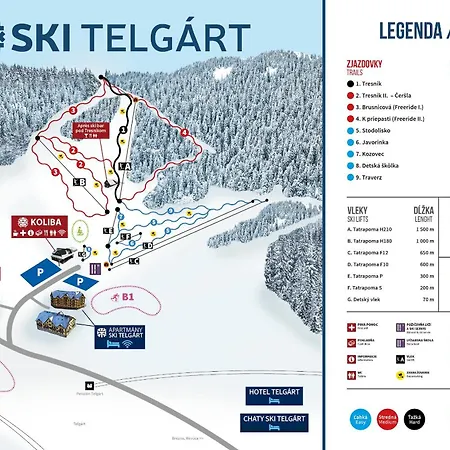 Apartman V Chate Besnik - Telgart Resort 公寓 Telgárt